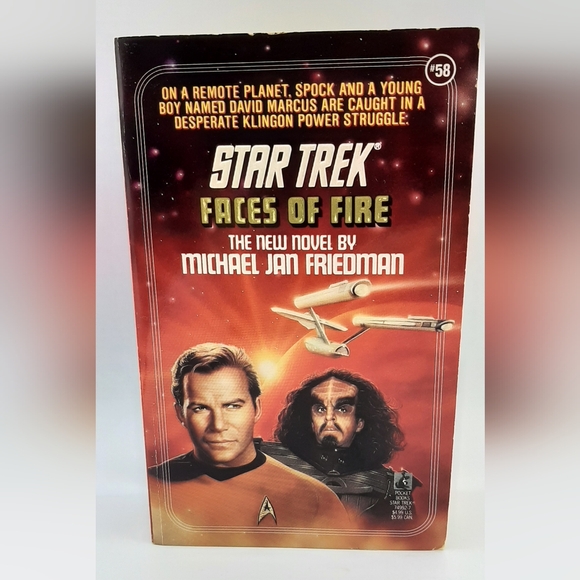 Star Trek Novels by Michael Jan Friedman #45 #56 and #58 Pocket Paperback 1980's - Picture 3 of 6